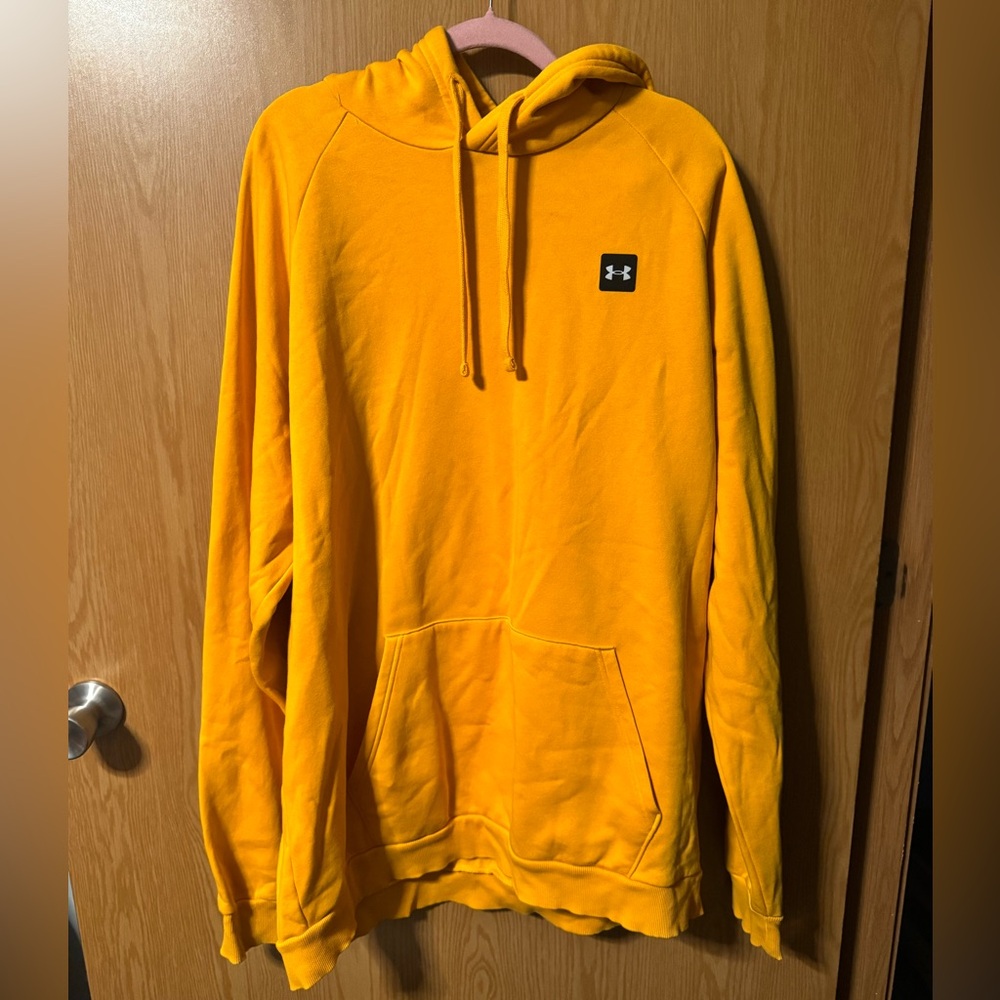 Under Armour Men's Yellow Hoodie Sweater